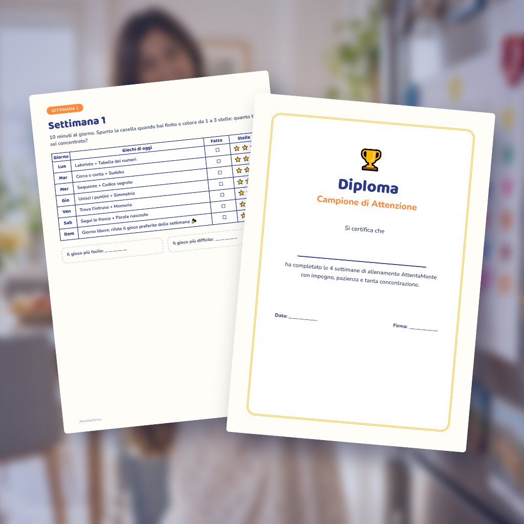 Piano di 4 settimane e diploma